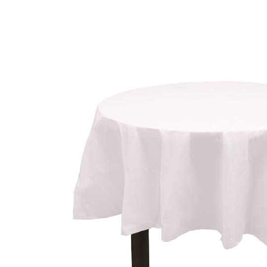 White Round Table Cover By Celebrate It™